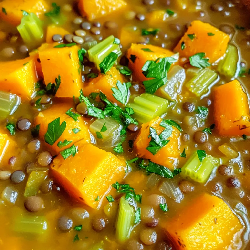 Butternut Squash Lentil Stew Healthy and Hearty Dish