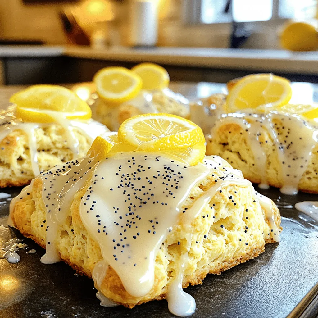 Lemon Poppy Seed Scones Delightful and Simple Recipe