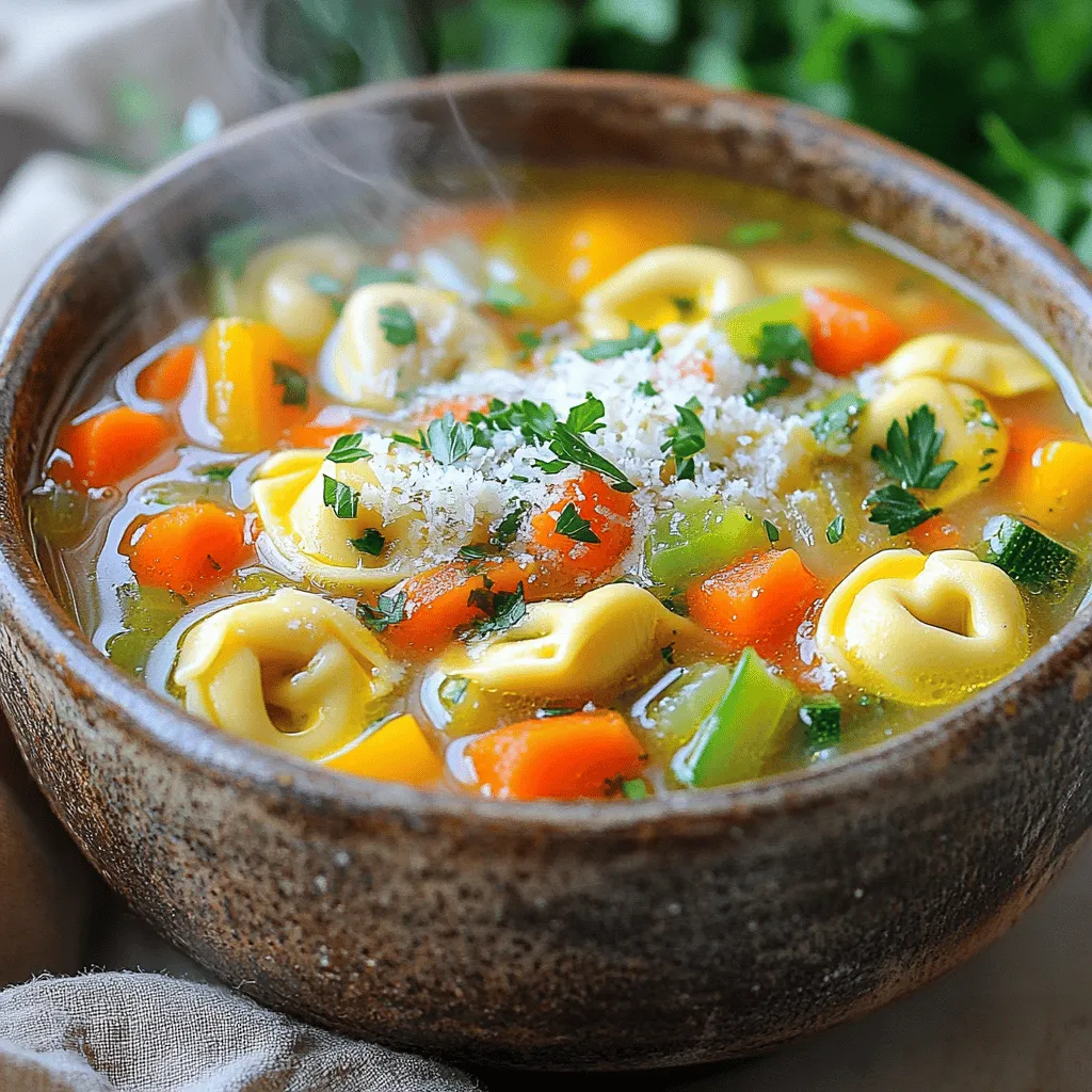 Veggie-Loaded Tortellini Soup Flavorful and Easy Meal
