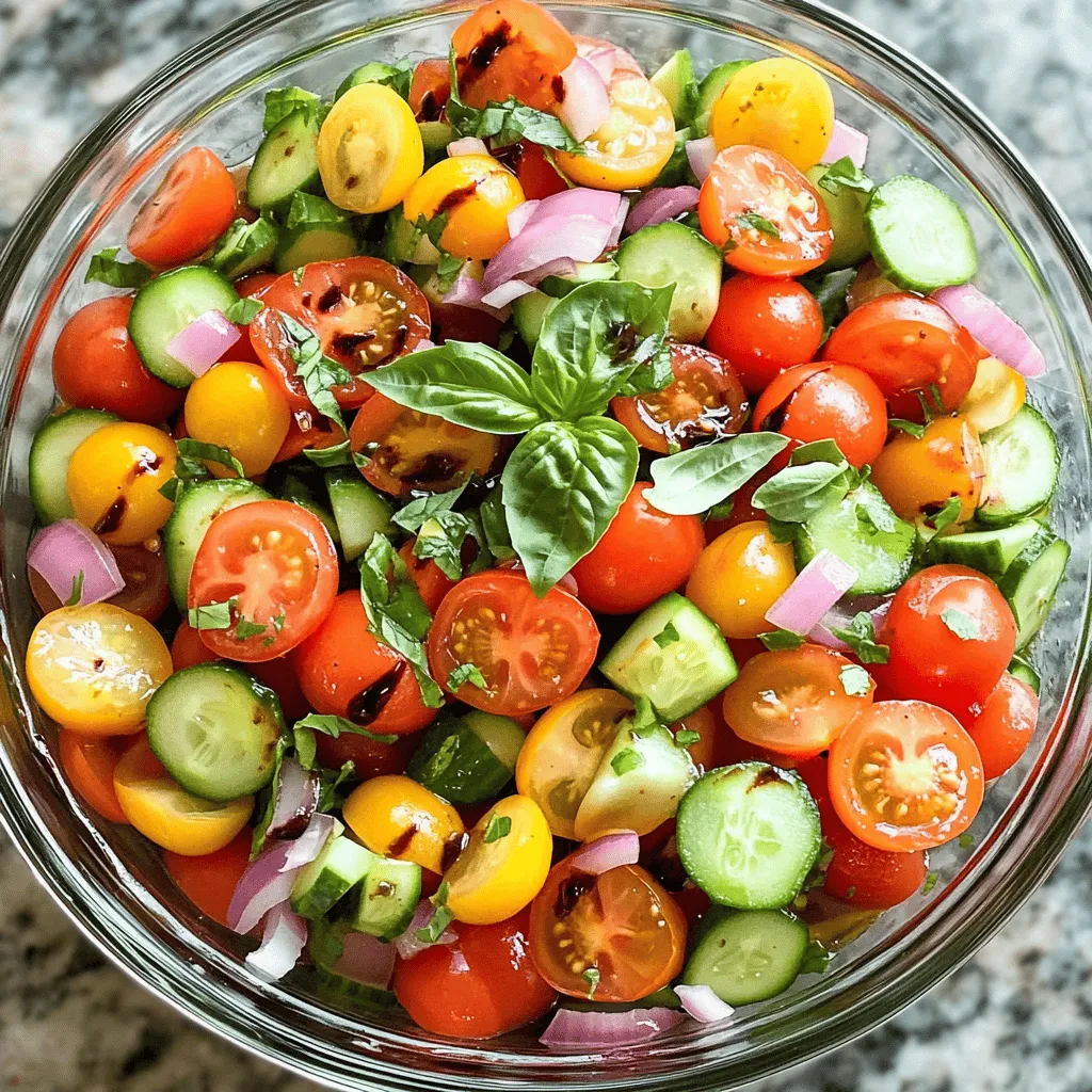Easy Marinated Tomato Salad Fresh and Flavorful Dish