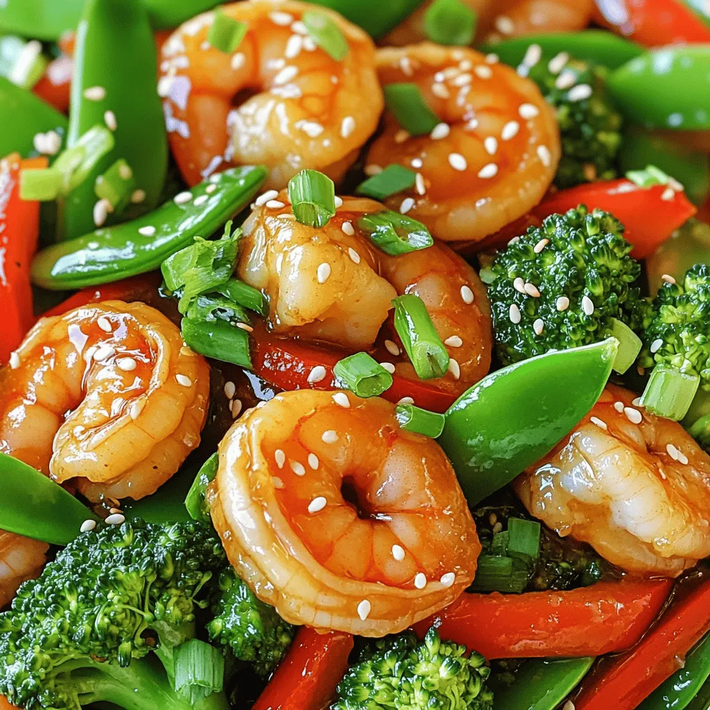 Honey Garlic Shrimp Stir Fry Tasty and Simple Meal