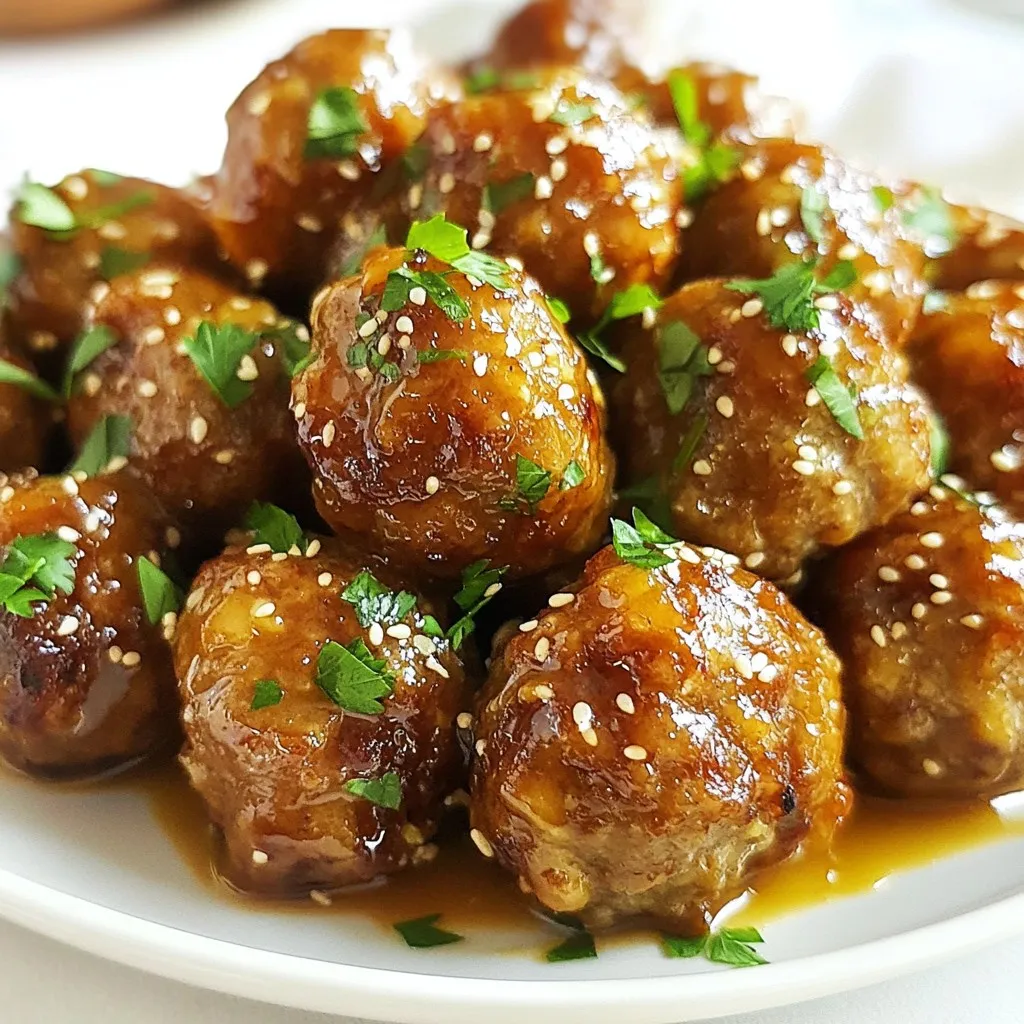 Honey Garlic Glazed Meatballs Simple and Tasty Treat