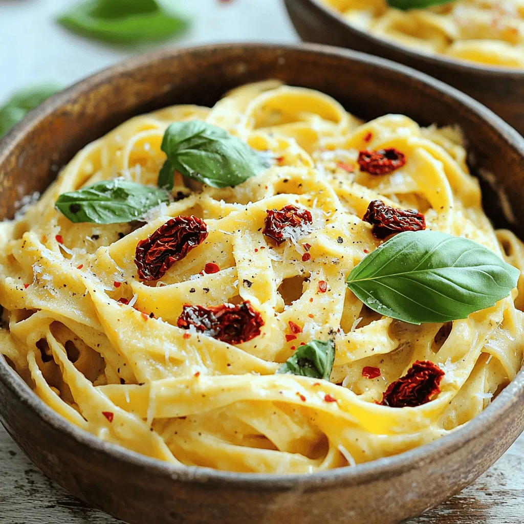 Creamy Sun-Dried Tomato Pasta Flavorful Dinner Idea