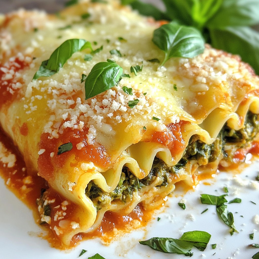 Turkey Spinach Lasagna Roll Ups Fantastic Family Meal