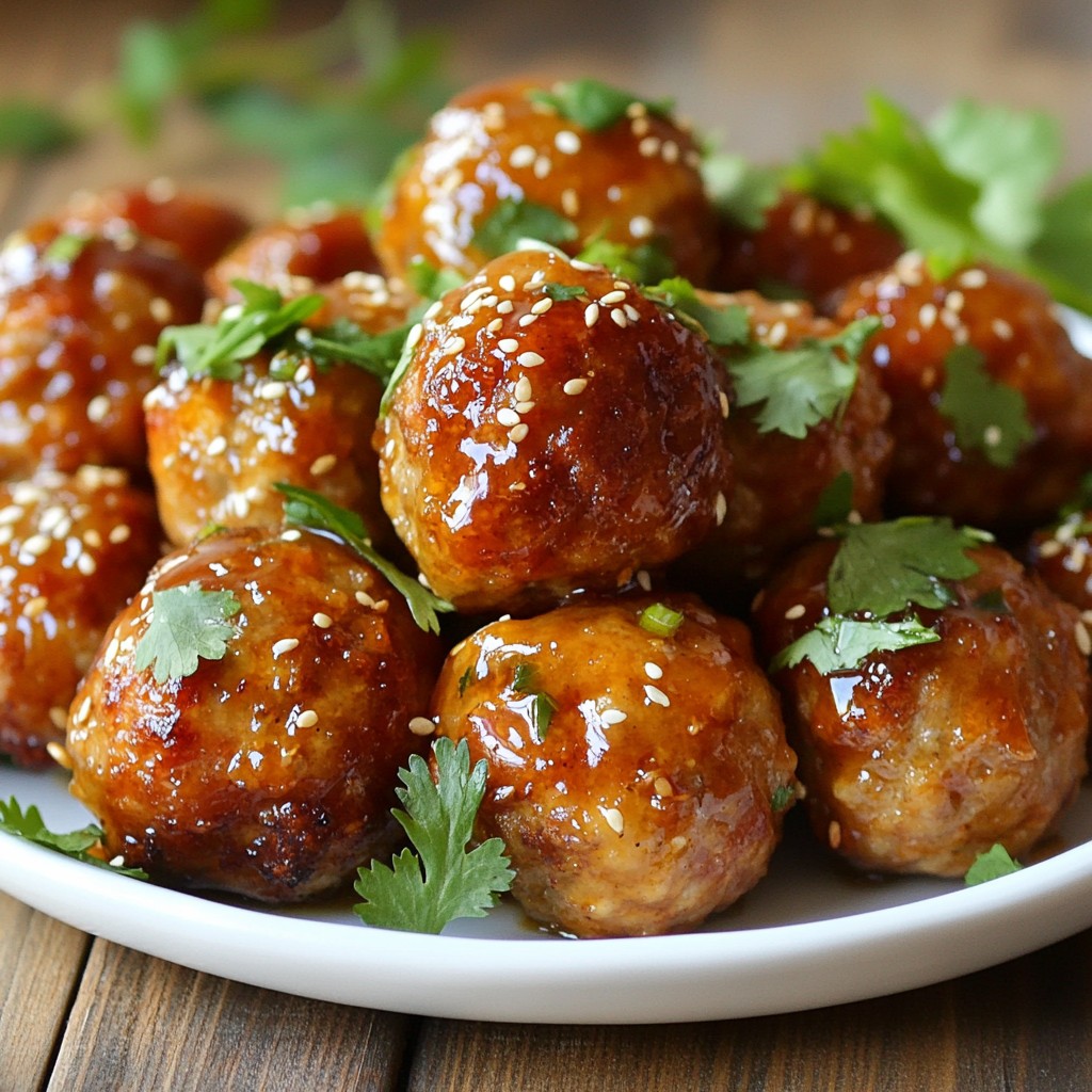 Orange Glazed Teriyaki Meatballs Savory and Simple Meal
