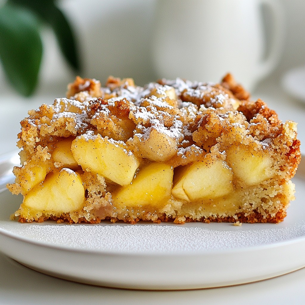 Delectable Apple Cinnamon Crumb Cake Easy Recipe