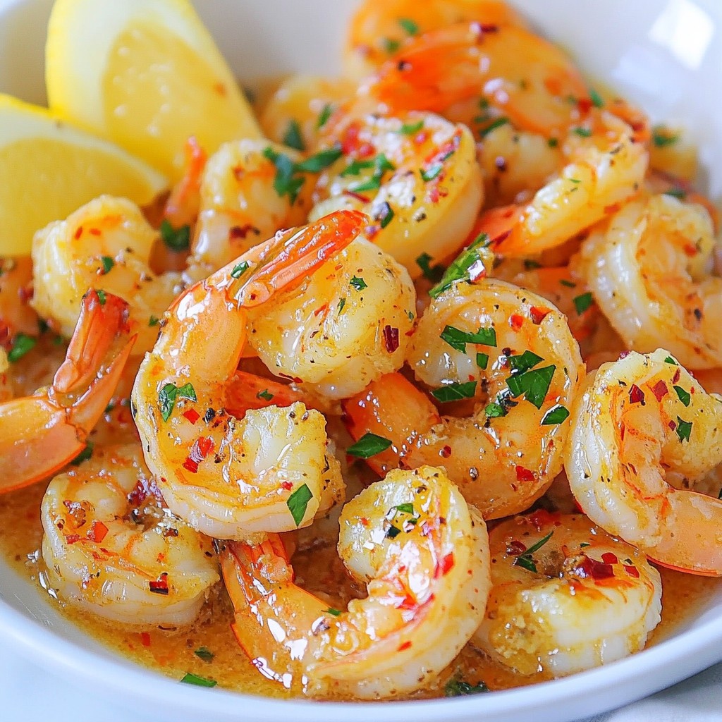 Garlic Butter Shrimp Skillet Easy and Flavorful Dish