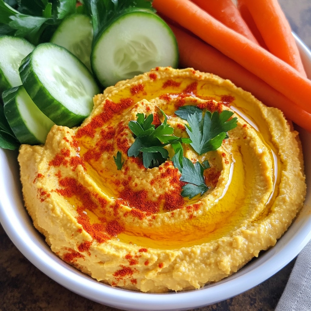 Roasted Red Pepper Hummus Rich and Creamy Delight