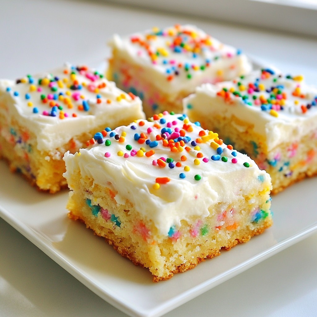 Funfetti Sugar Cookie Bars Irresistible Dessert Delight