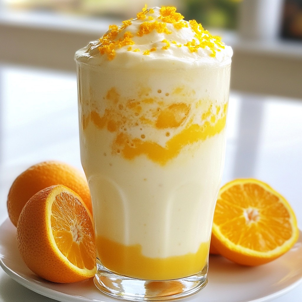 Orange Creamsicle Smoothie Refreshing and Easy Recipe