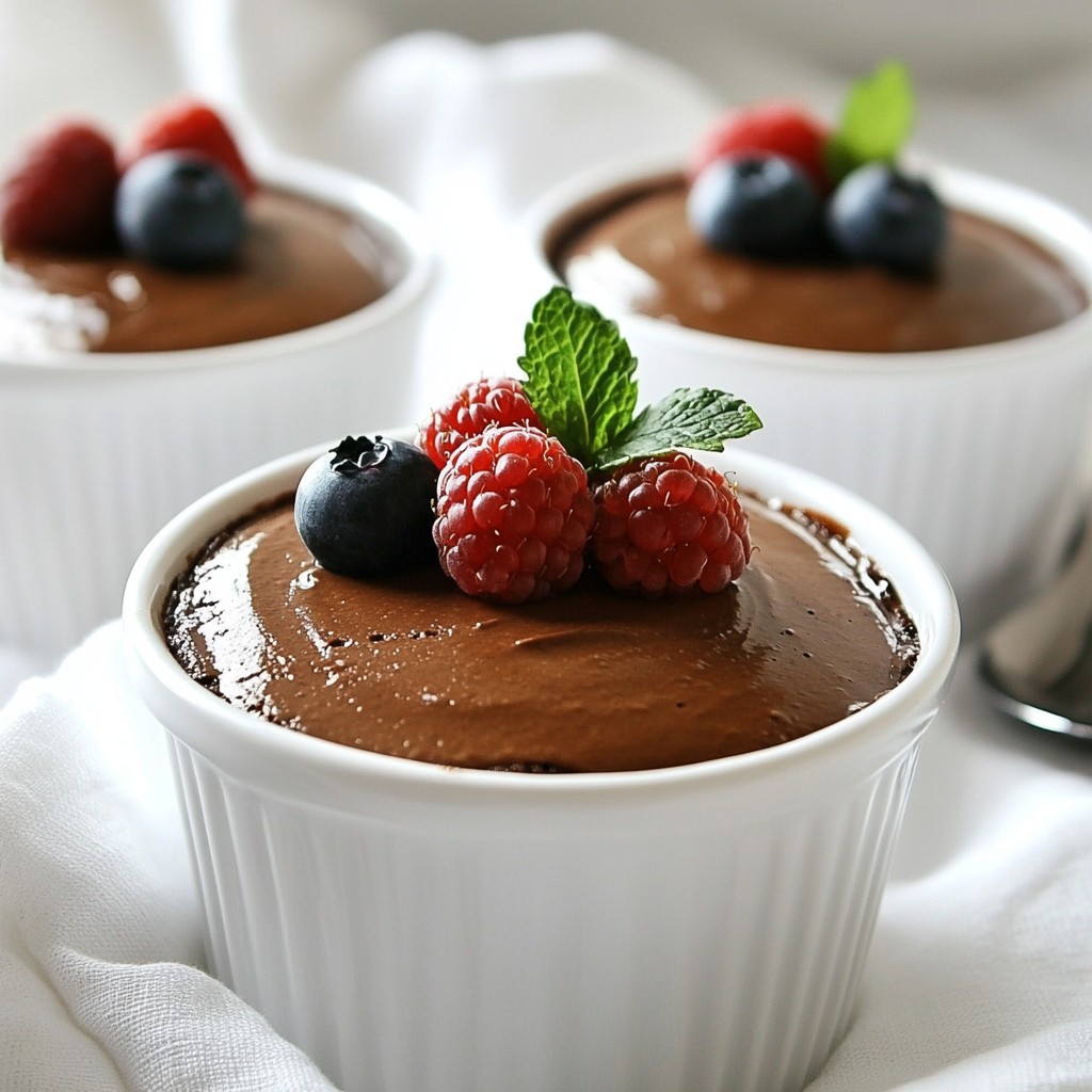 Vegan Chocolate Mousse Rich and Creamy Delight