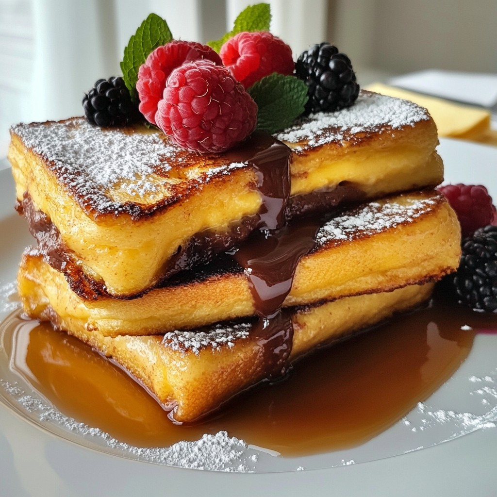Nutella Stuffed French Toast Irresistible Breakfast Delight