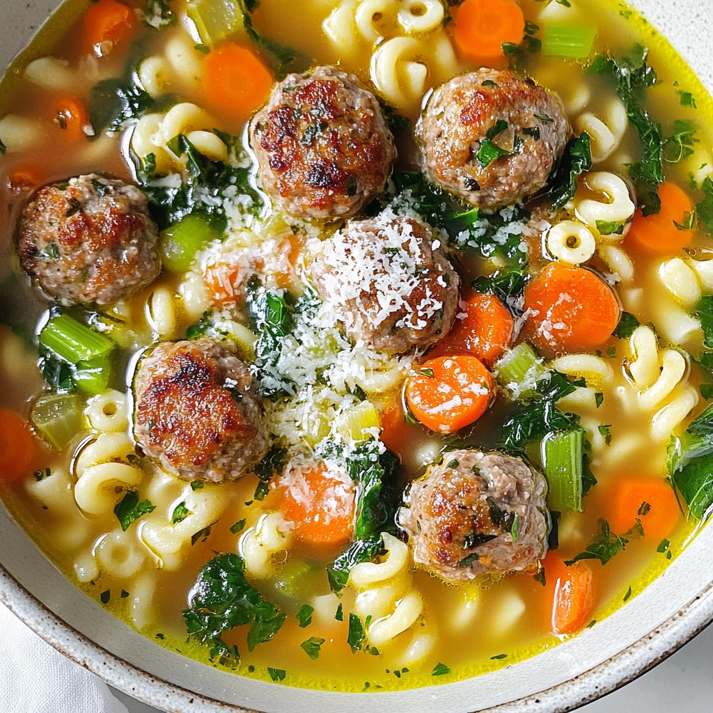 Italian Wedding Soup Comforting and Hearty Delight