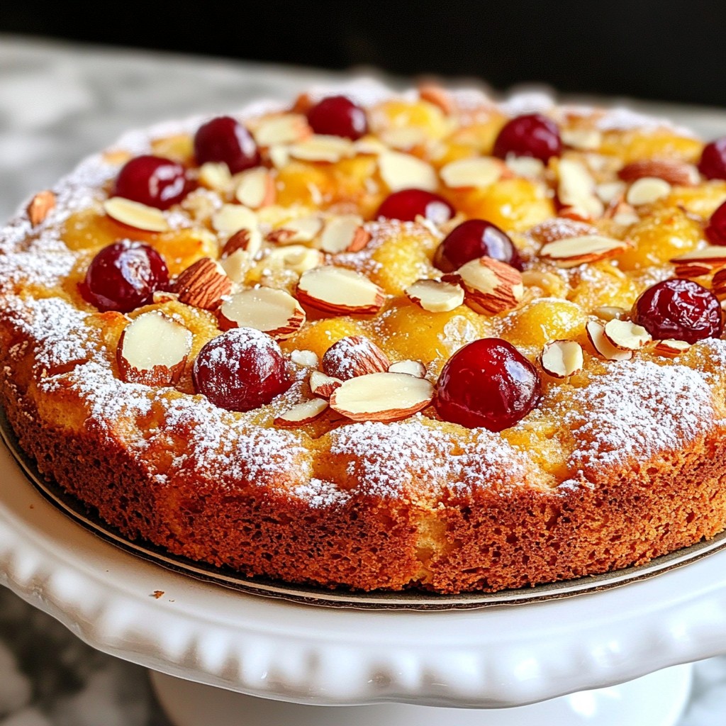 Cherry Almond Coffee Cake Irresistible and Tasty Treat