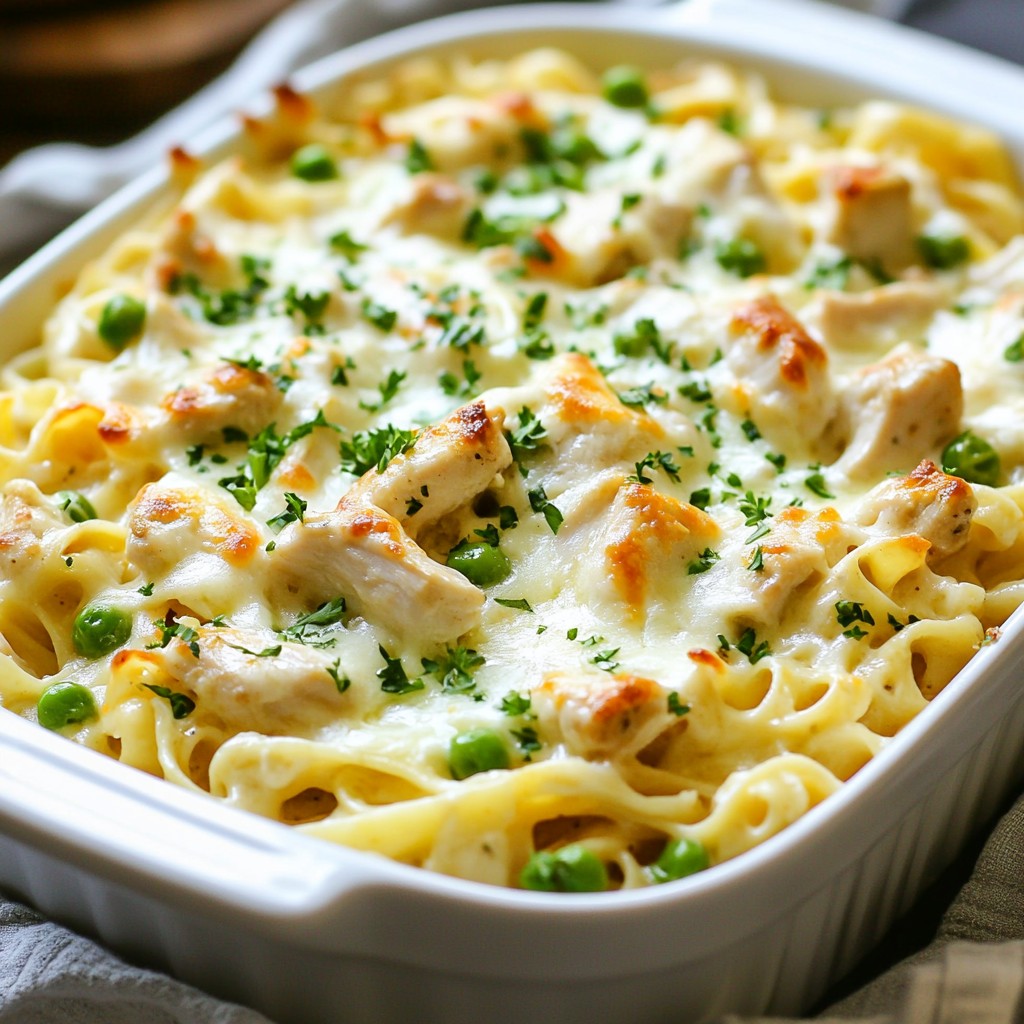 Cajun Chicken Alfredo Bake Tasty Comfort Meal