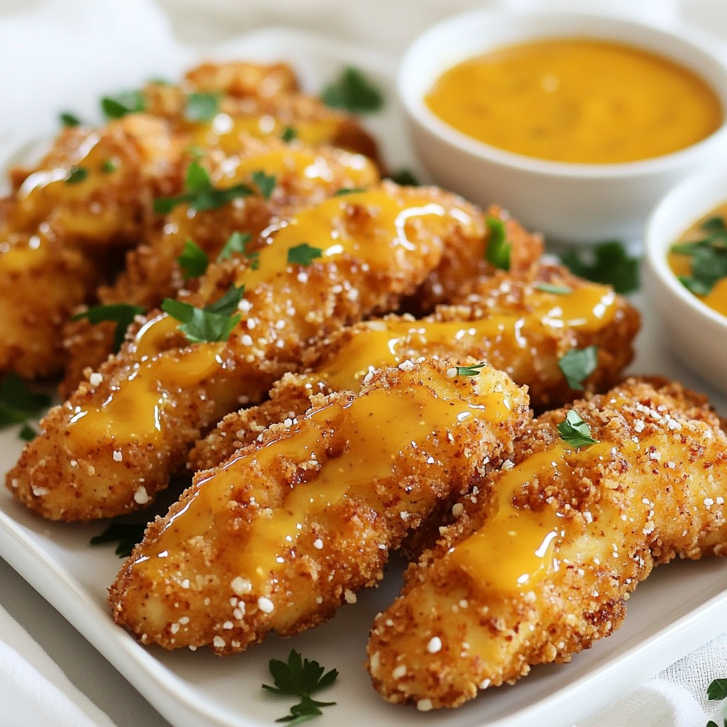 Honey Mustard Pretzel Chicken Crunchy and Flavorful Dish