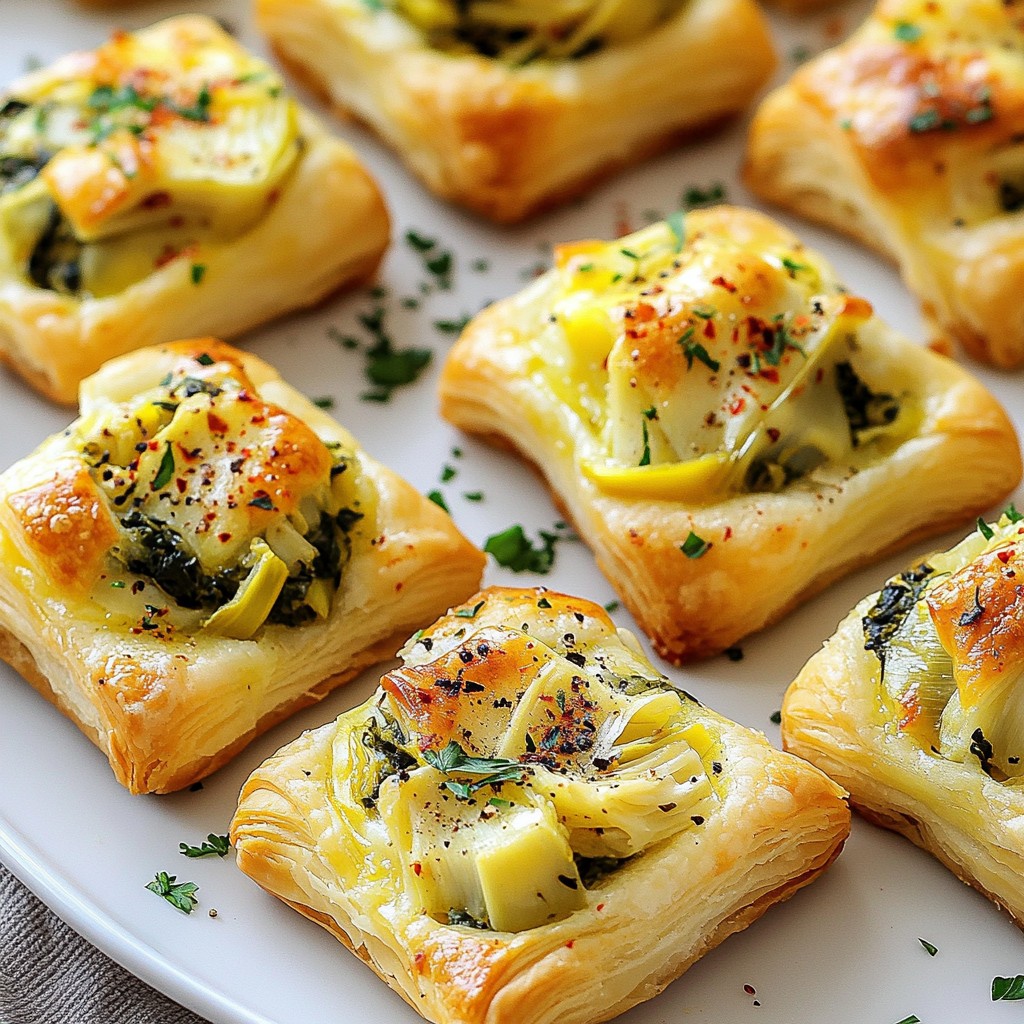 Spinach Artichoke Dip Bites Tasty Party Snack