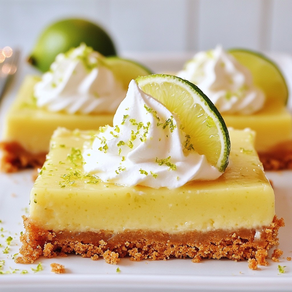 Key Lime Pie Bars Luscious and Easy Dessert Treat