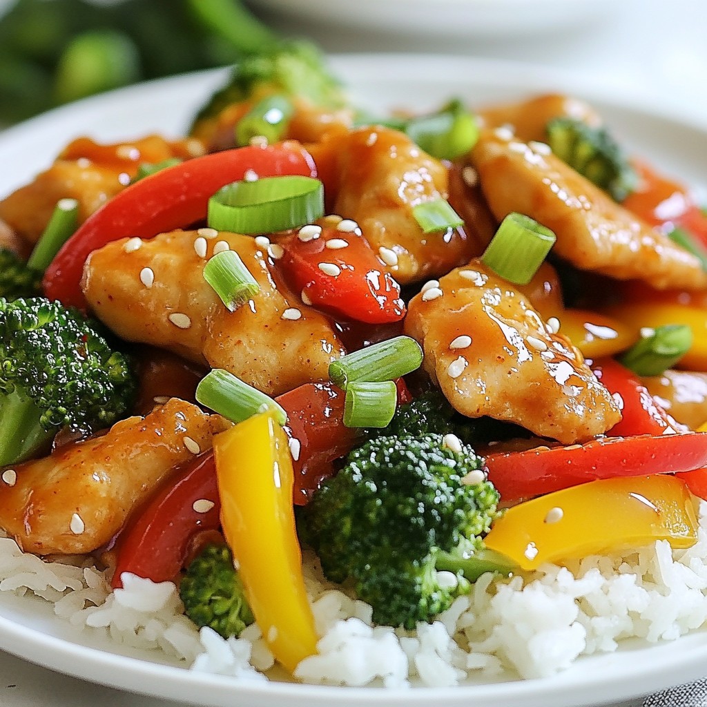 Sweet Chili Chicken Stir Fry Delicious Weeknight Meal
