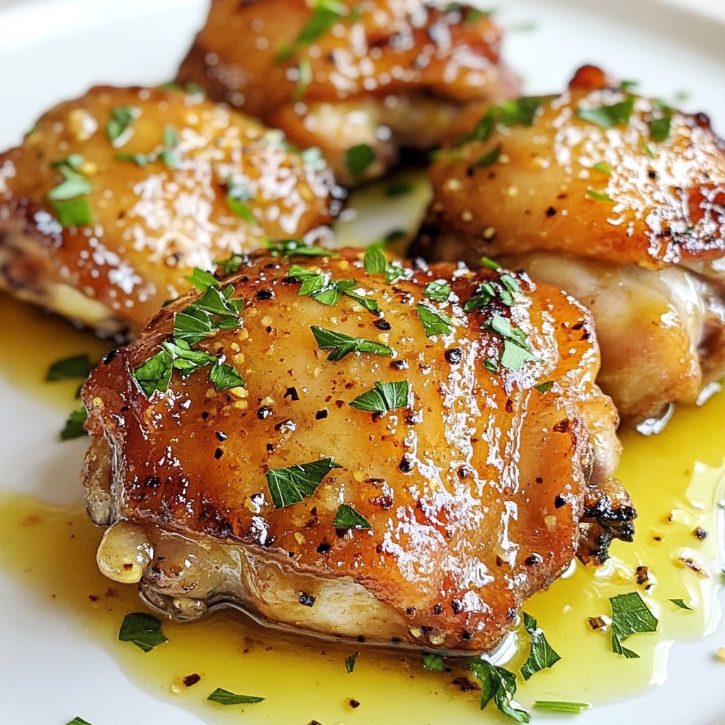 Honey Mustard Chicken Thighs Easy and Flavorful Dish