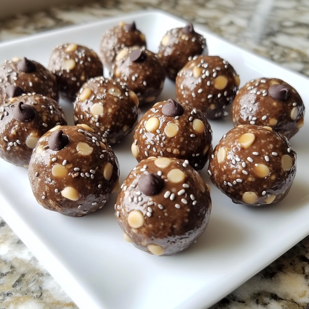 Peanut Butter Chocolate Energy Balls Quick Healthy Snack
