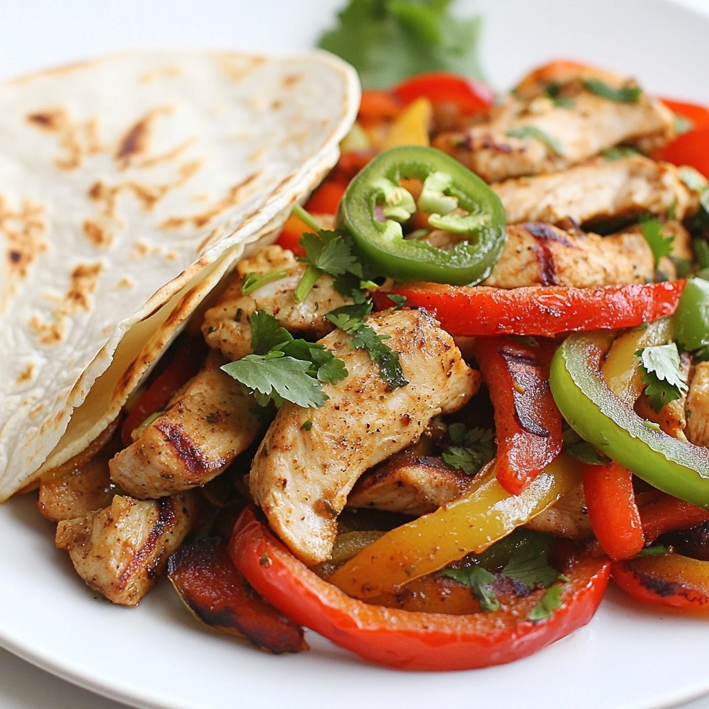 Jalapeño Lime Chicken Fajitas Flavorful and Simple Meal