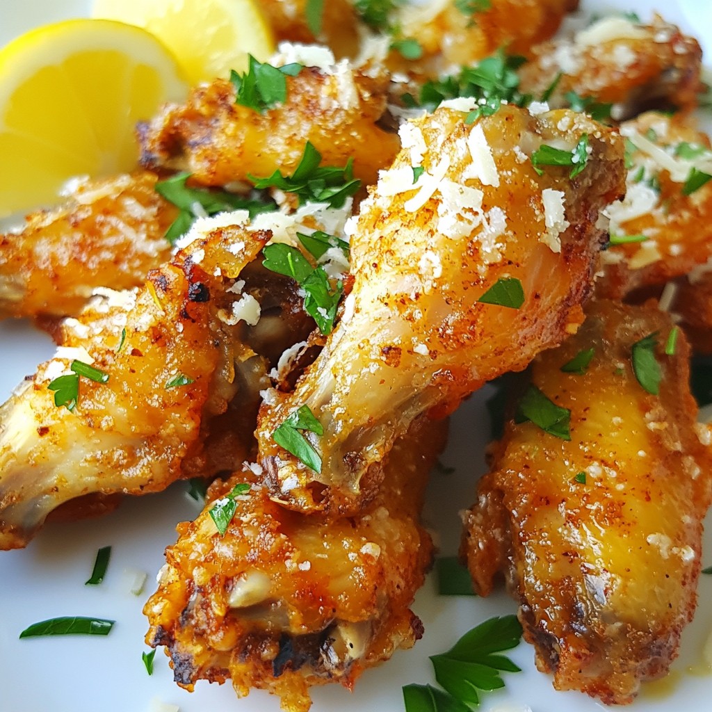 Air Fryer Garlic Parmesan Wings Flavorful and Simple