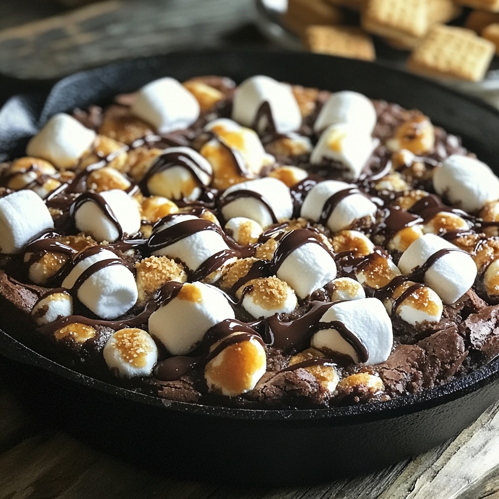 S'mores Skillet Brownie Indulgent Recipe to Enjoy