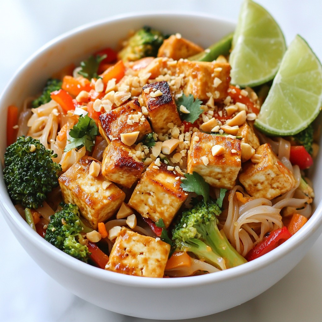 Veggie Pad Thai Flavorful and Easy Rice Noodle Dish