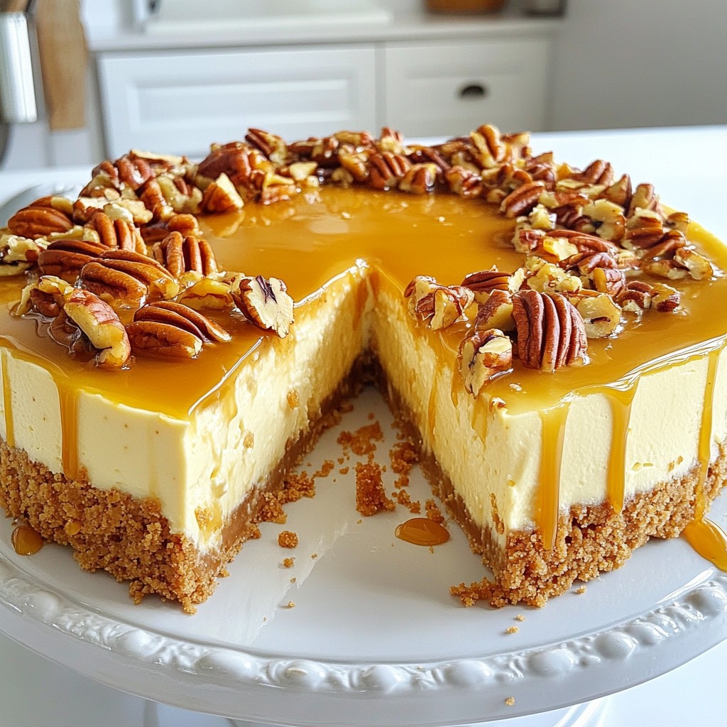 Caramel Pecan Cheesecake Delightful Creamy Recipe