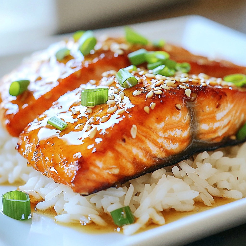 Honey Garlic Glazed Salmon Flavorful and Easy Dish