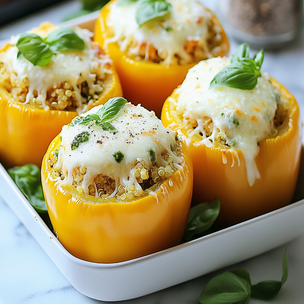 Pesto Chicken Stuffed Peppers Flavorful and Easy Meal
