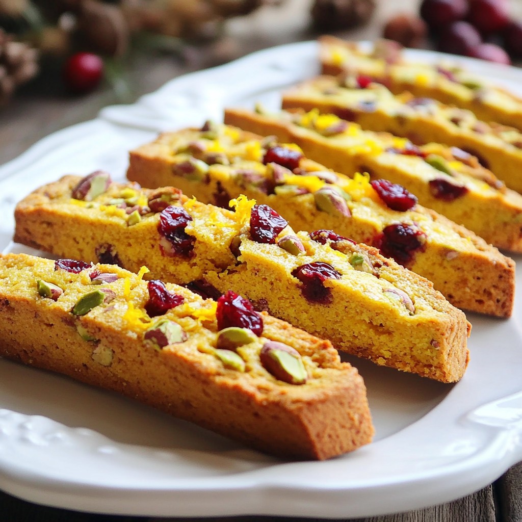 Orange Cranberry Pistachio Biscotti Flavorful Treat