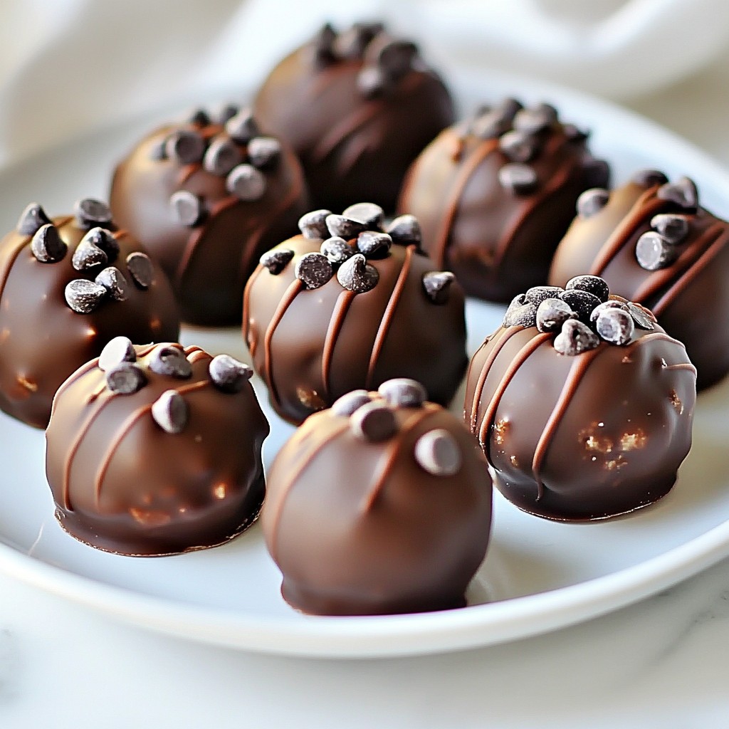 Chocolate Chip Cookie Dough Truffles Delightful Treat