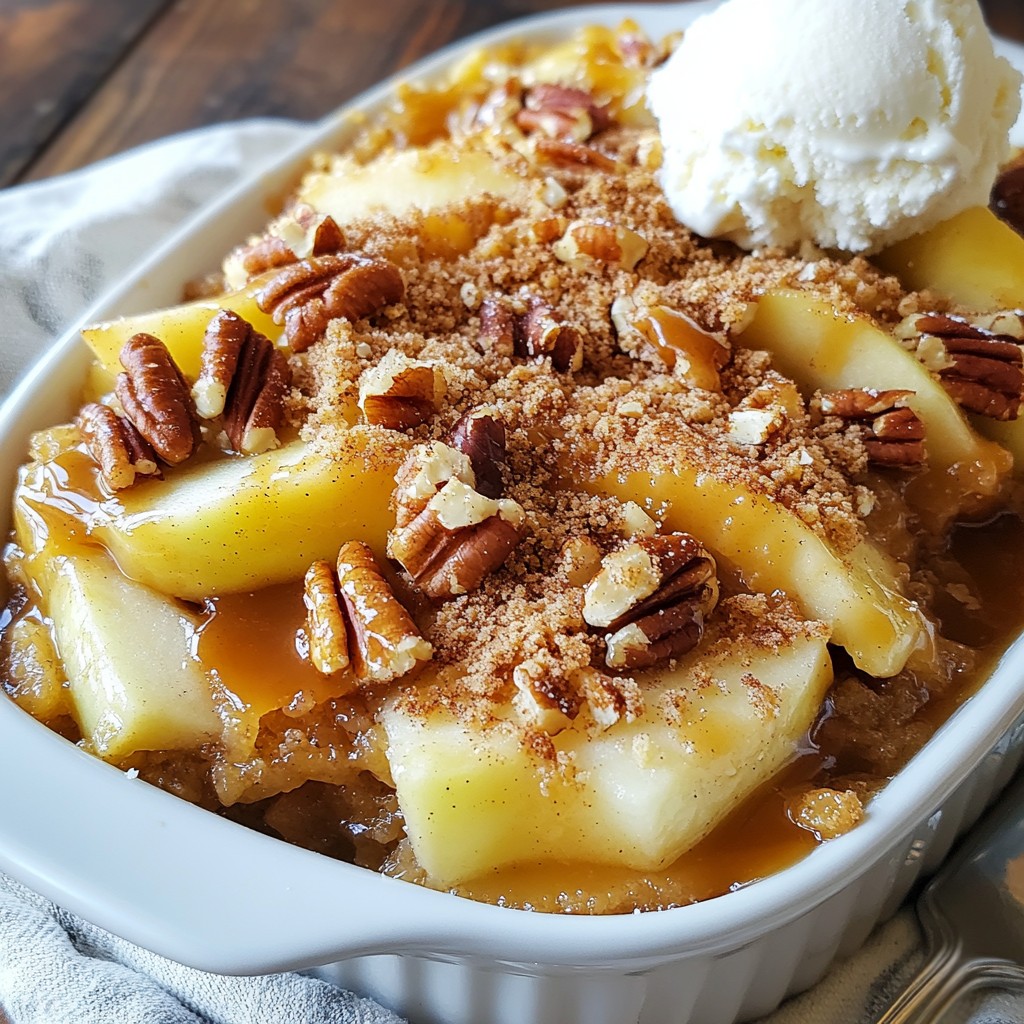 Caramel Apple Dump Cake Simple and Tasty Delight