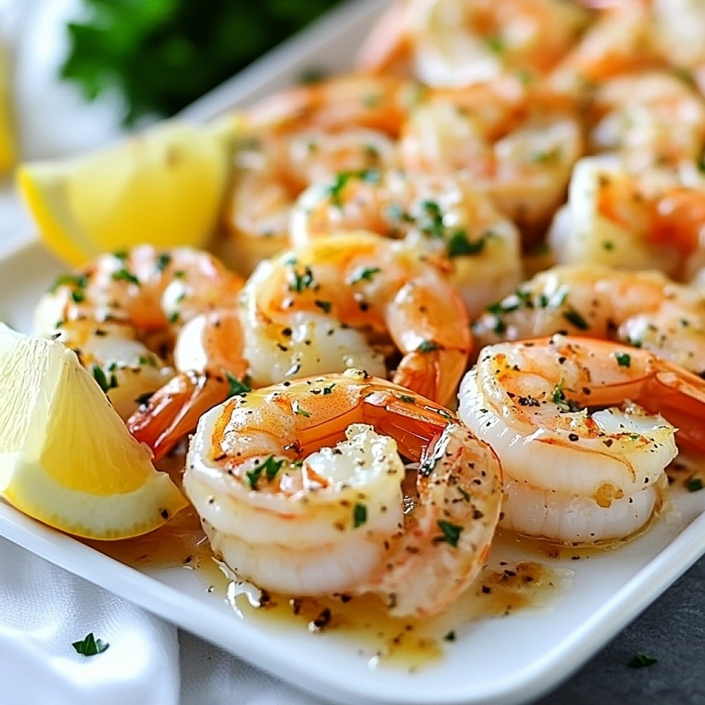 Lemon Garlic Roasted Shrimp Savory and Simple Dish