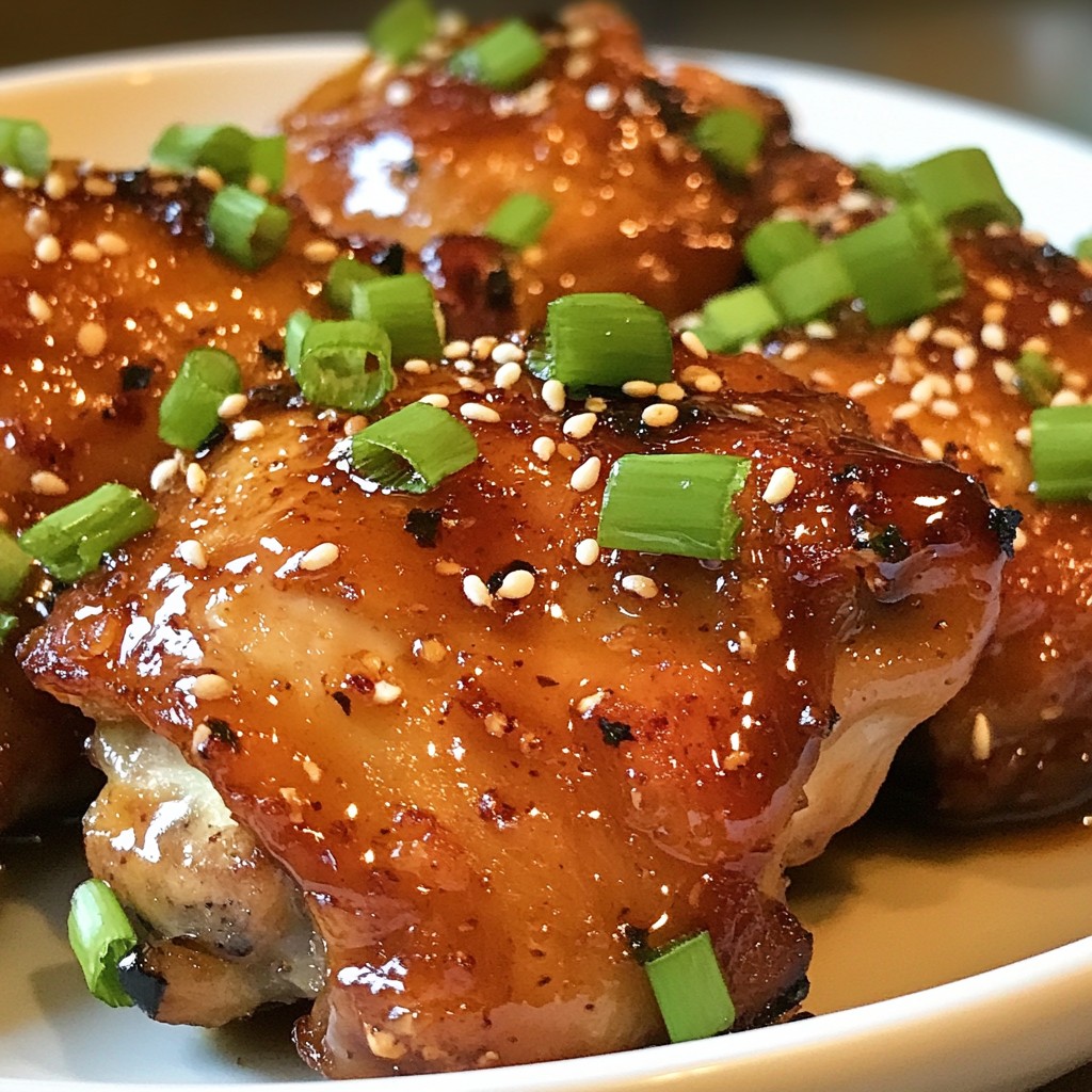 Honey Garlic Chicken Thighs Flavorful and Easy Recipe