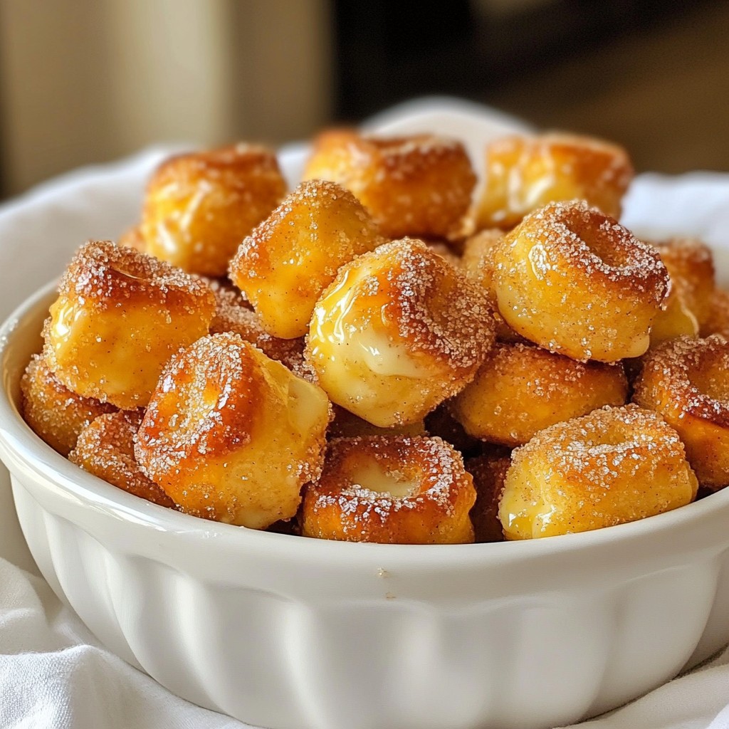 Cinnamon Sugar Pretzel Bites Soft and Tasty Treat