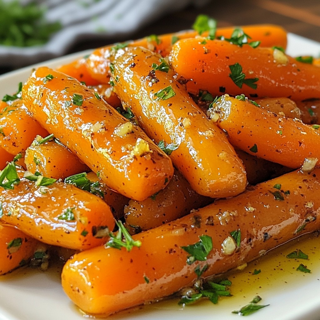 Honey Garlic Glazed Carrots Simple and Tasty Treat