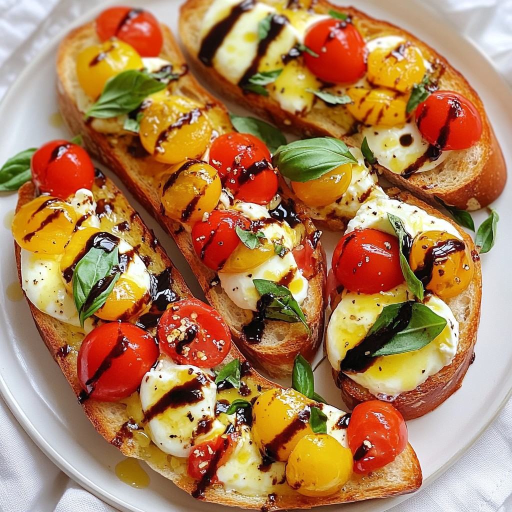 Caprese Garlic Bread Flavorful and Simple Delight