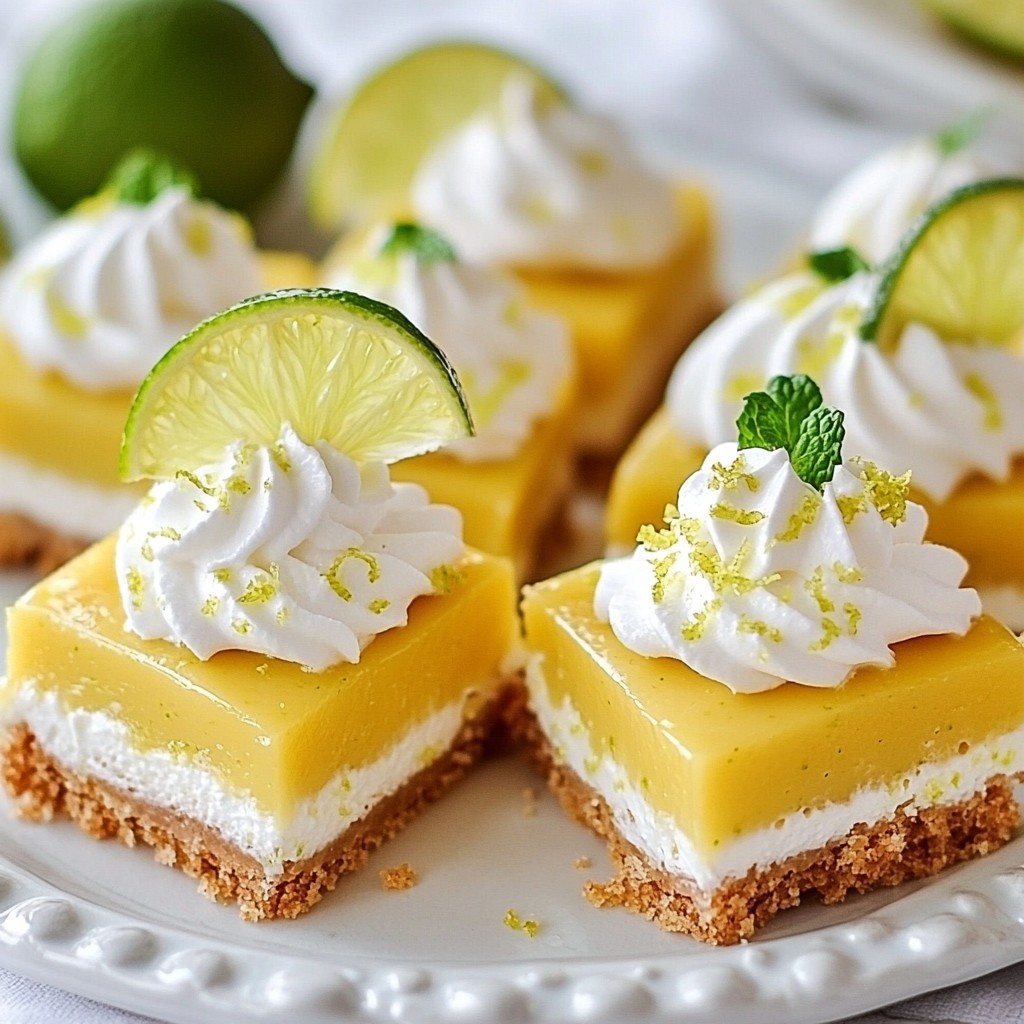 Key Lime Pie Bars Simple and Delicious Recipe
