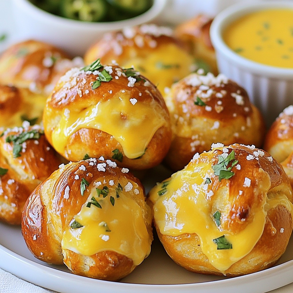 Cheddar Jalapeño Pretzel Bites Tasty and Easy Recipe