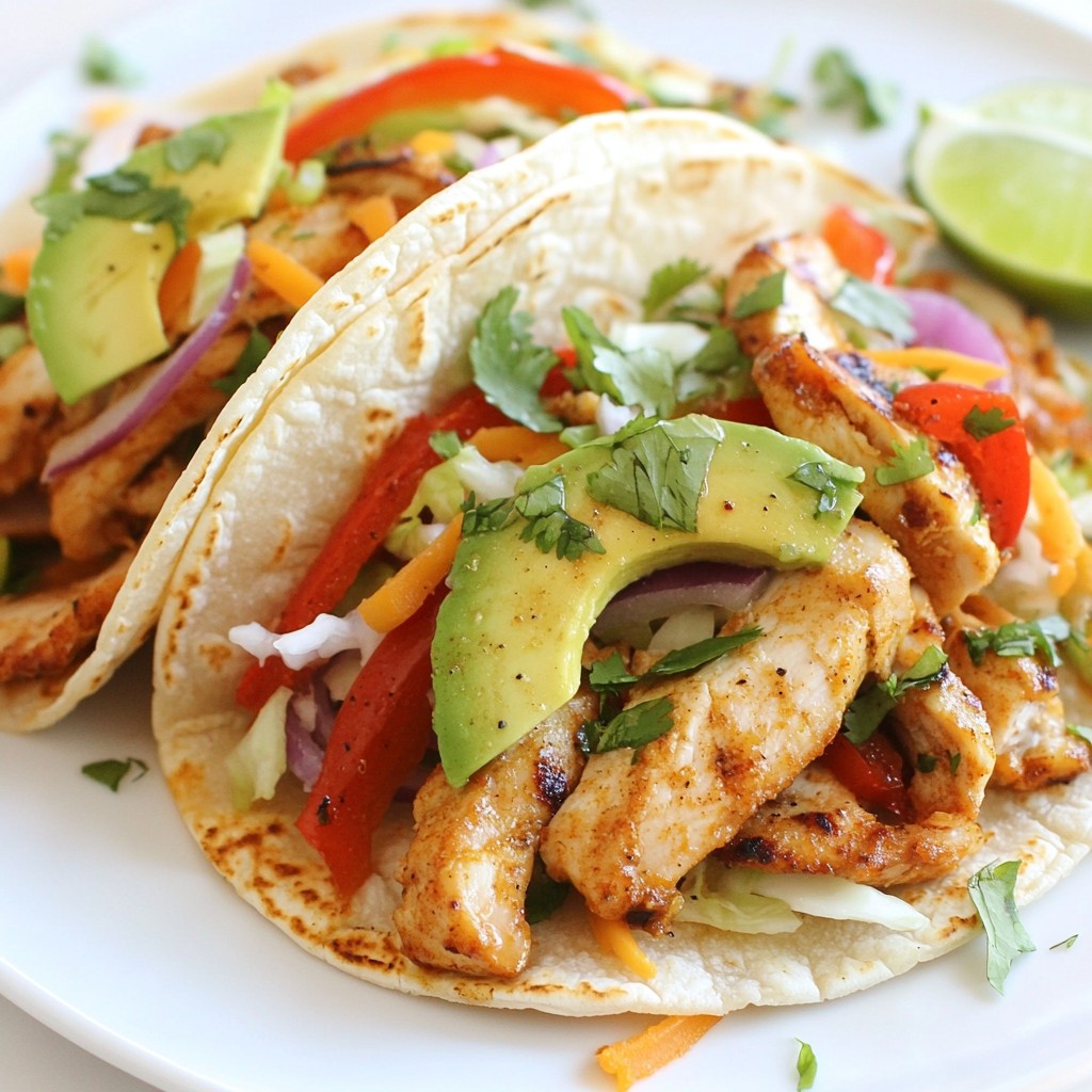 Caribbean Jerk Chicken Tacos Flavorful and Easy Recipe