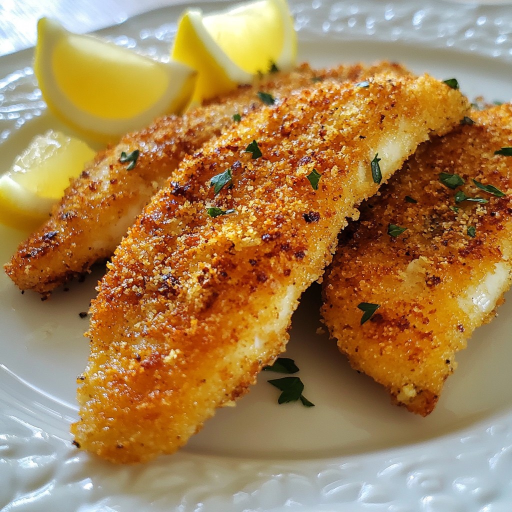 Crispy Parmesan Crusted Tilapia Easy and Flavorful Dish
