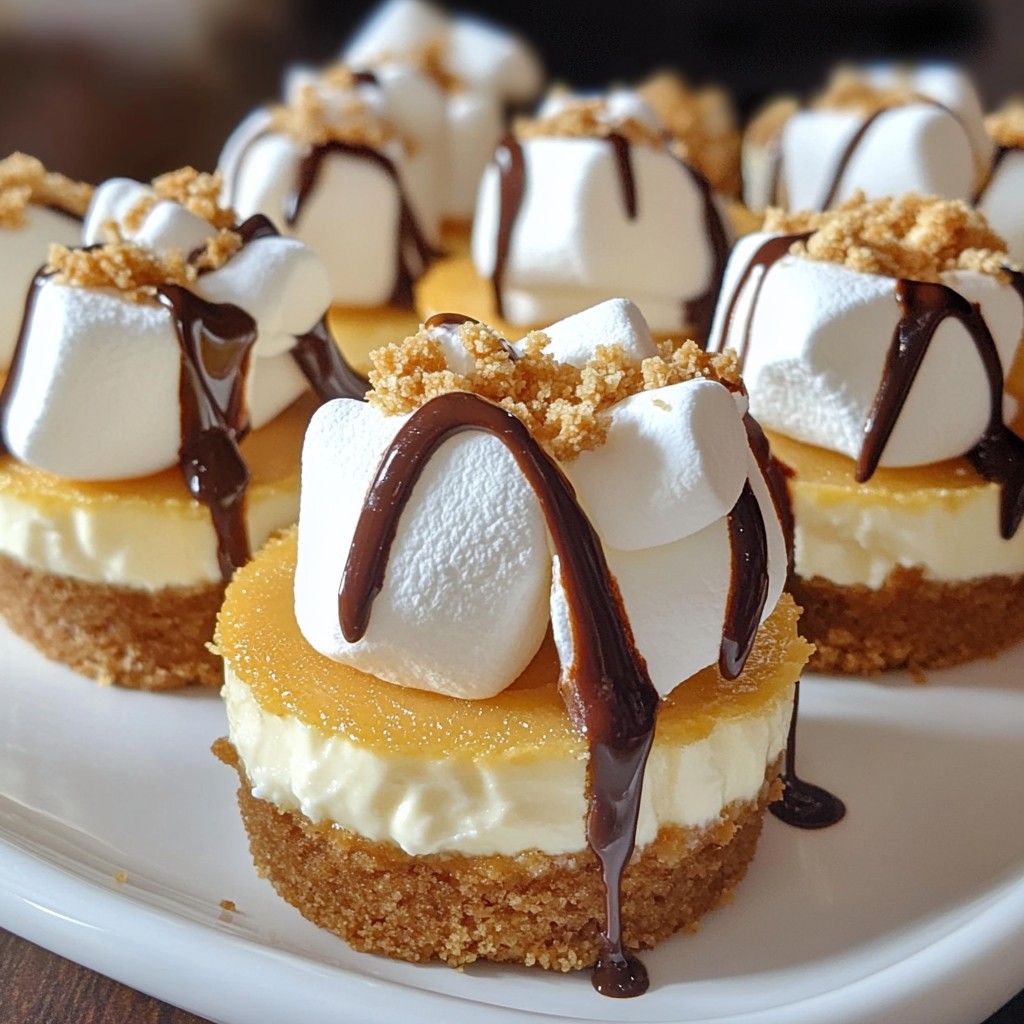 Mini S’mores Cheesecakes Irresistible and Easy Treat