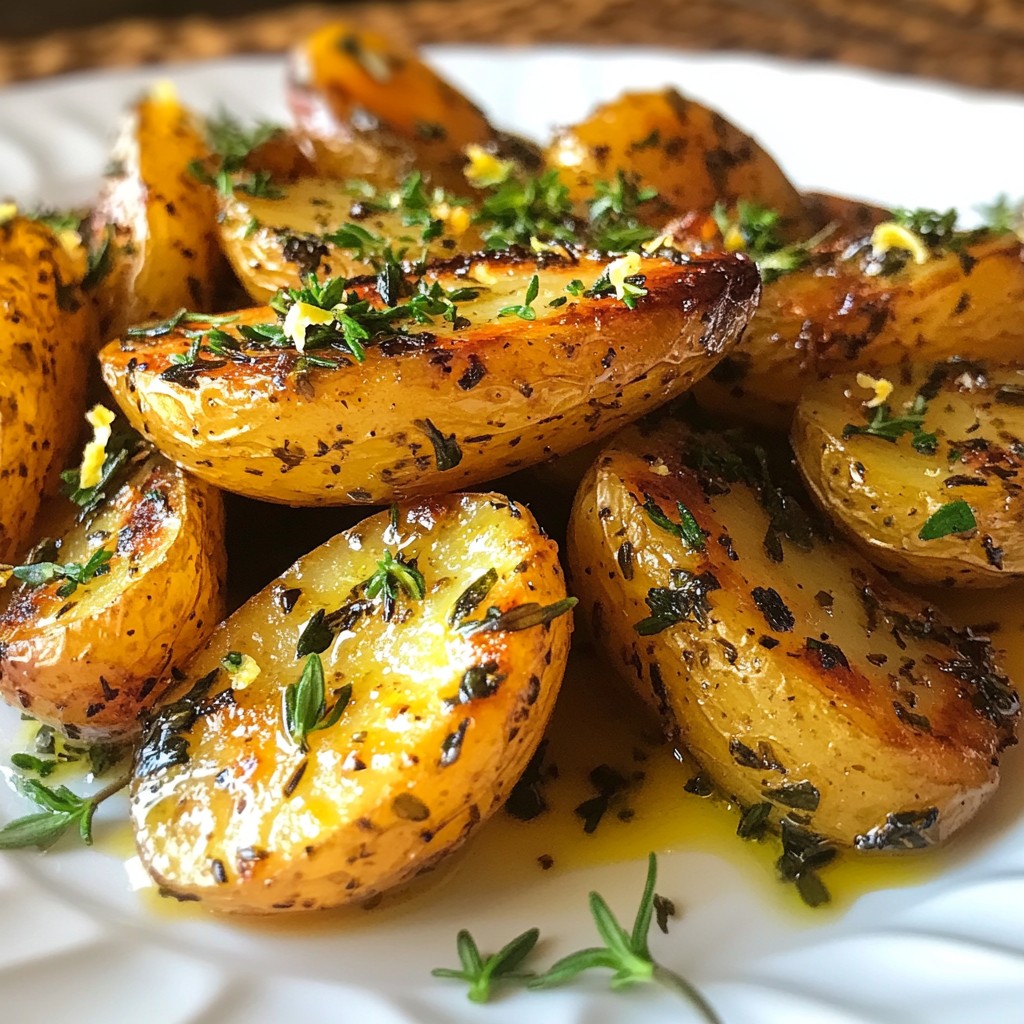 Herb Roasted Fingerling Potatoes Easy and Tasty Dish