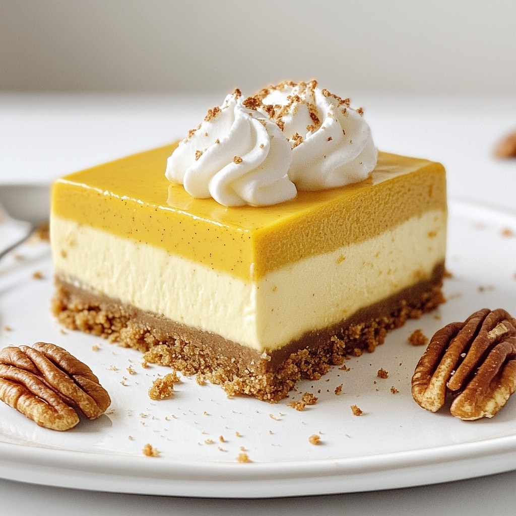 No-Bake Pumpkin Cheesecake Easy and Delicious Dessert
