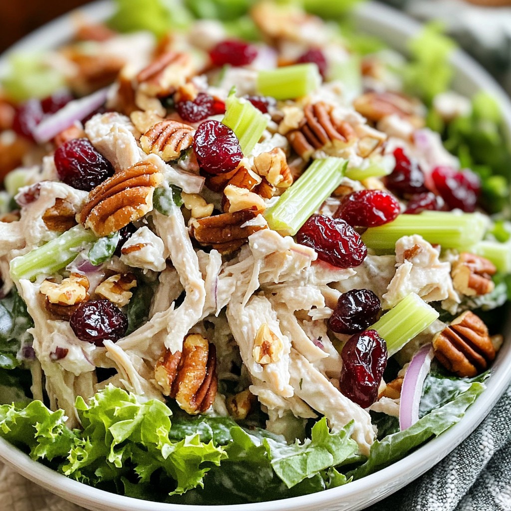 Cranberry Pecan Chicken Salad Flavorful and Nutritious
