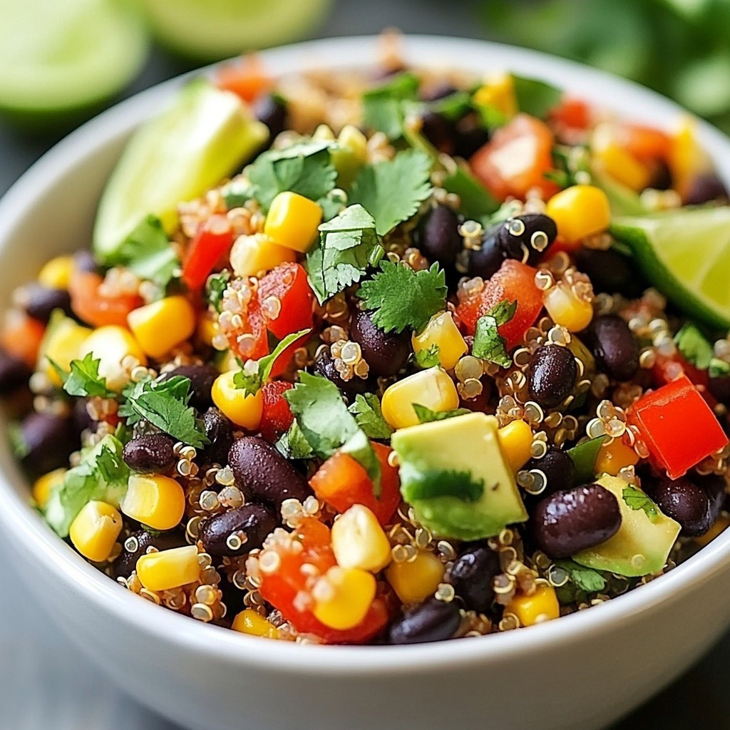Vibrant Southwest Quinoa Salad Easy and Healthy Recipe