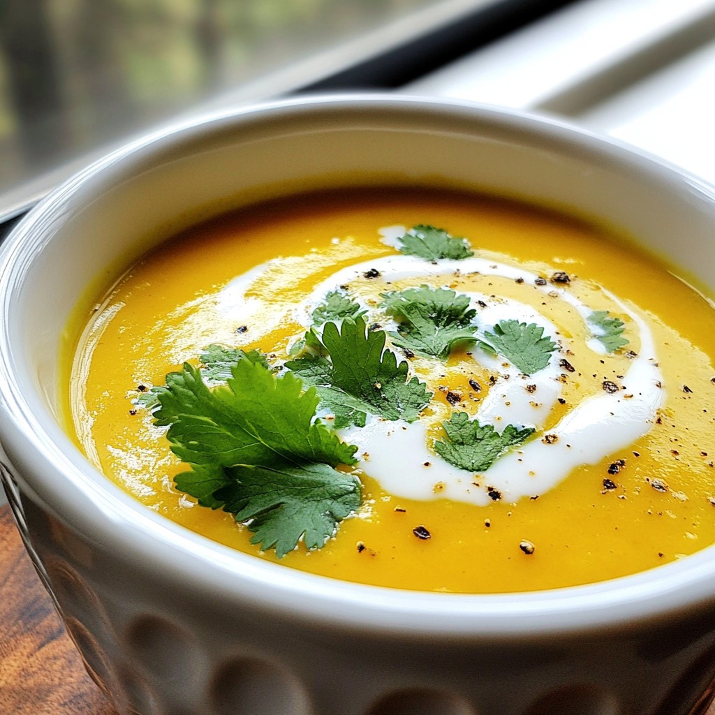 Roasted Butternut Squash Soup Creamy and Flavorful Dish